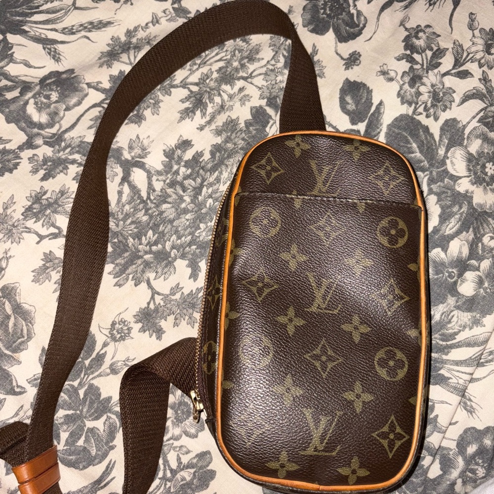 Louis Vuitton Brown Monogram Crossbody Bag